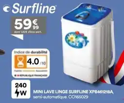 BUT MINI LAVE LINGE SURFLINE XPB461218A offre