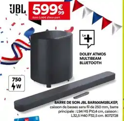 BUT BARRE DE SON JBL BAR500M2BLKEP offre