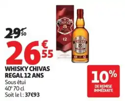 Auchan WHISKY CHIVAS REGAL 12 ANS offre