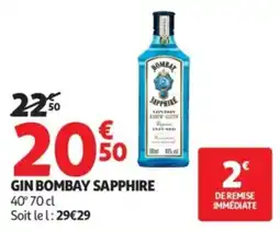Auchan GIN BOMBAY SAPPHIRE offre