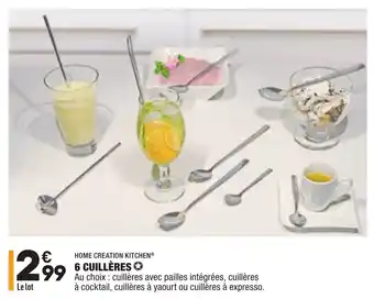 6 cuillères