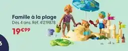 La Grande Récré Playmobil - famille a la plage offre