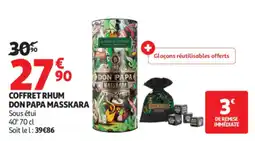 Auchan COFFRET RHUM DON PAPA MASSKARA offre