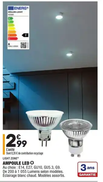 ALDI Ampoule LED offre