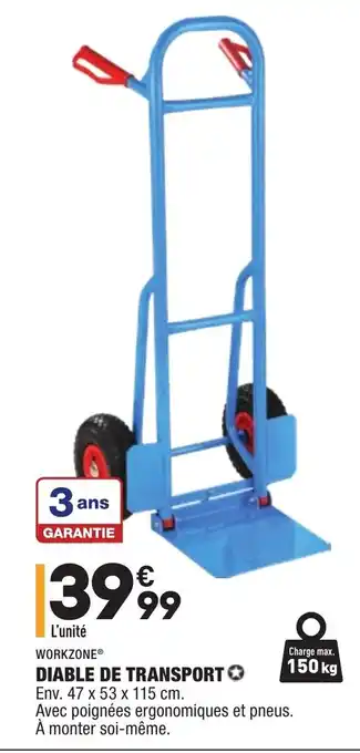 ALDI Diable de transport offre