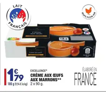 ALDI Crème aux œufs aux marrons offre