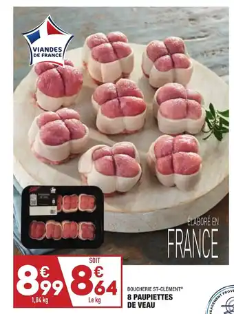 ALDI 8 Paupiettes de veau offre