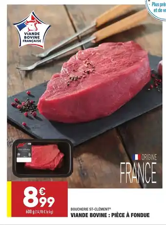 ALDI Viande bovine : pièce à fondue offre