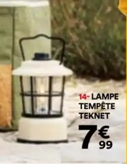 BUT LAMPE TEMPÊTE TEKNET offre