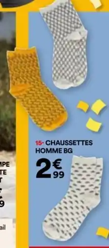 BUT CHAUSSETTES HOMME BG offre