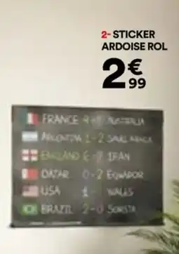 BUT ROULEAU STICKER ARDOISE ROL offre