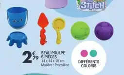 La Foir'Fouille SEAU POULPE 6 PIECES offre