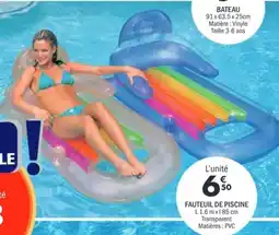 La Foir'Fouille FAUTEUIL DE PISCINE offre