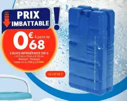 La Foir'Fouille 2 BLOCS RÉFRIGÉRANTS offre