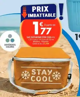 La Foir'Fouille SAC ISOTHERME STAY COOL offre
