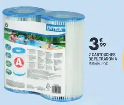 La Foir'Fouille 2 CARTOUCHES DE FILTRATION A offre