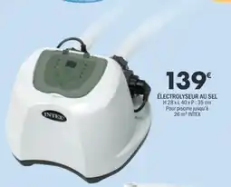La Foir'Fouille ÉLECTROLYSEUR AU SEL offre