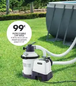 La Foir'Fouille FILTRE À SABLE 2 M3 INTEX offre
