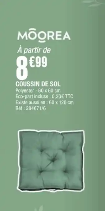 La Foir'Fouille COUSSIN DE SOL offre