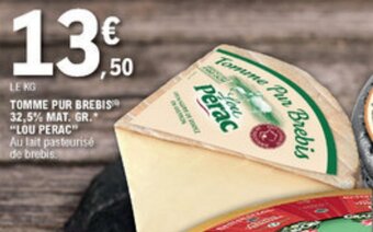E.Leclerc Tomme pur brebis offre