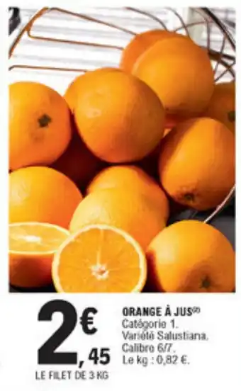 E.Leclerc Orange à jus offre