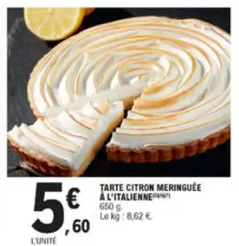 E.Leclerc Tarte citron meringuée offre