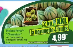 Norma Melons Porto Charentais offre