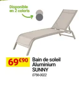 Oogarden Bain de soleil Aluminium sunny offre