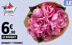E.Leclerc Bouquet 7 pivoines offre