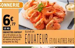 E.Leclerc Crevettes cuites offre