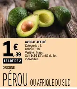 E.Leclerc Avocat affiné offre