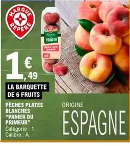 E.Leclerc PANIER DU PRIMEUR Pêches plates blanches offre