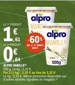 E.Leclerc ALPRO Vanille offre
