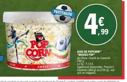 E.Leclerc MOVIES POP Seau de popcorn offre