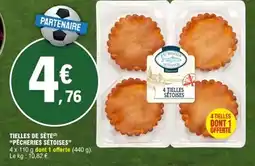 E.Leclerc PÊCHERIES SÉTOISES Tielles de sète offre