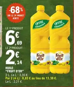 E.Leclerc FRUIT D'OR Huile offre