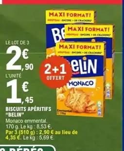E.Leclerc BELIN Biscuits apéritifs offre