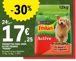 E.Leclerc Croquettes pour chien active friskies offre