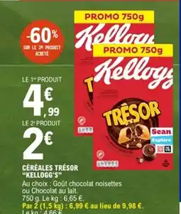 E.Leclerc KELLOGG'S Céréales trésor offre