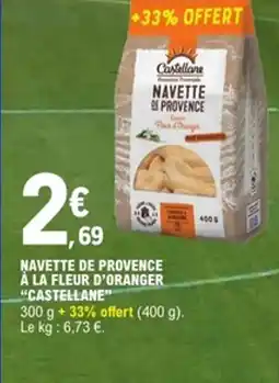E.Leclerc CASTELLANE Navette de provence à la fleur d'oranger offre