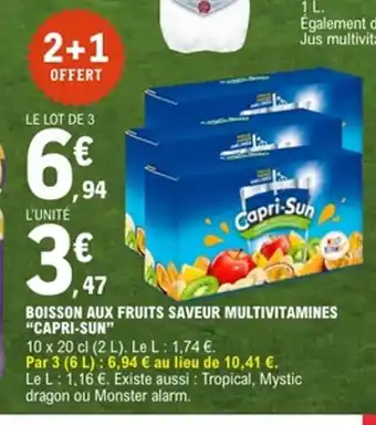 CAPRI-SUN Boisson aux fruits saveur multivitamines