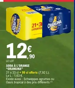 E.Leclerc ORANGINA Soda à l'orange offre