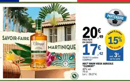 E.Leclerc CLÉMENT Aoc rhum vieux agricole offre