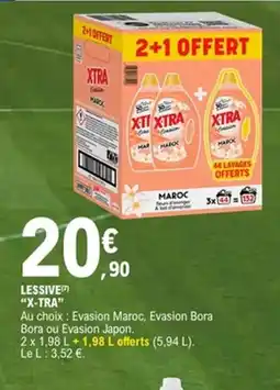E.Leclerc X-TRA Lessive offre