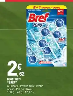 E.Leclerc BREF Bloc wc offre
