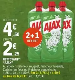 E.Leclerc AJAX Nettoyant offre