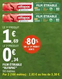 E.Leclerc ALFAPAC Film étirable offre