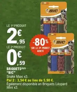 E.Leclerc BIC Briquets offre