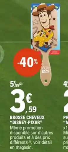 E.Leclerc Brosse cheveux disney-pixar offre