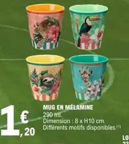 E.Leclerc Mug en mélamine offre